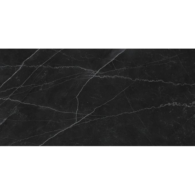 Керамогранит LAPARET Опера Неро чёрный матовый карвинг, 595х1191