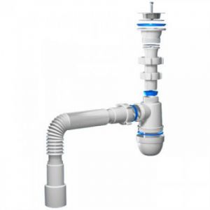 Сифон АНИ 11/2*40 c гибкой трубой 40*40/50 С0115