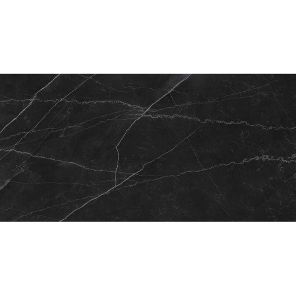 Керамогранит LAPARET Опера Неро чёрный матовый карвинг, 595х1191