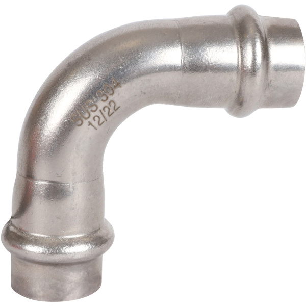 Угольник 90° ВПр-ВПр, 28, из нержавеющей стали прессовой ROMMER 