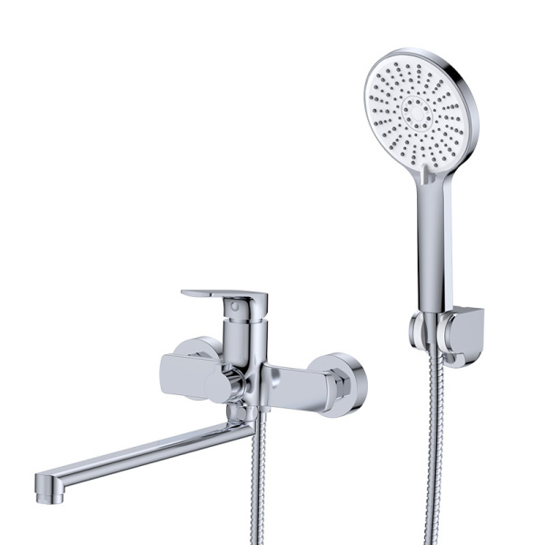 Смеситель для ванны GROSS AQUA Prado 7578828C-35F, длинный излив