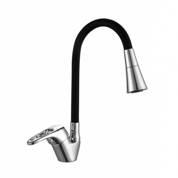 Смеситель для кухни GROSS AQUA Optima 3505511C-G016 с гибким изливом